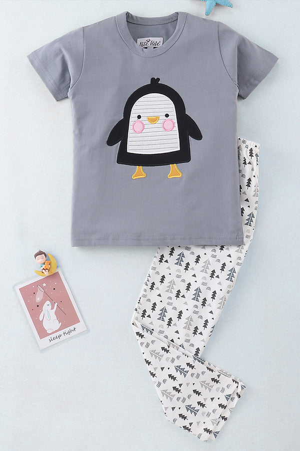 Arctic Penguin Kids' Half Sleeve Pyjama Set