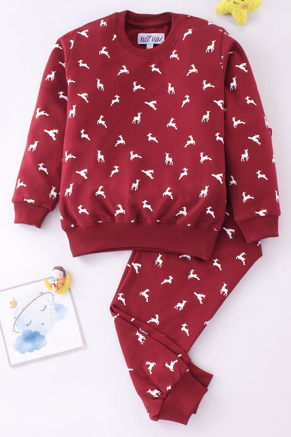 Reindeer Race Kids' Pyjama Set