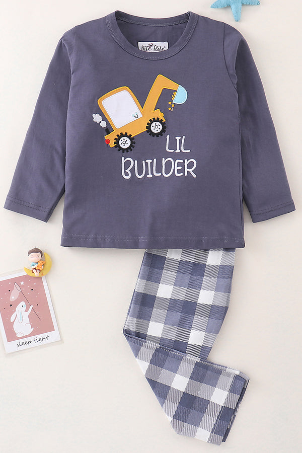 Little Builder Kids' Full Sleeve Pyjama Set