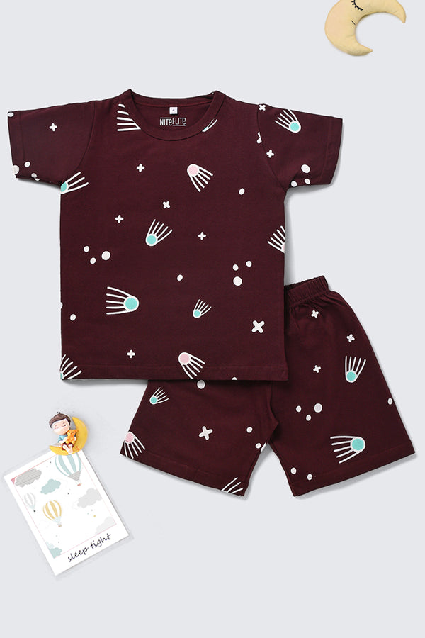 Wine Constellation Kids’ Shorts Set