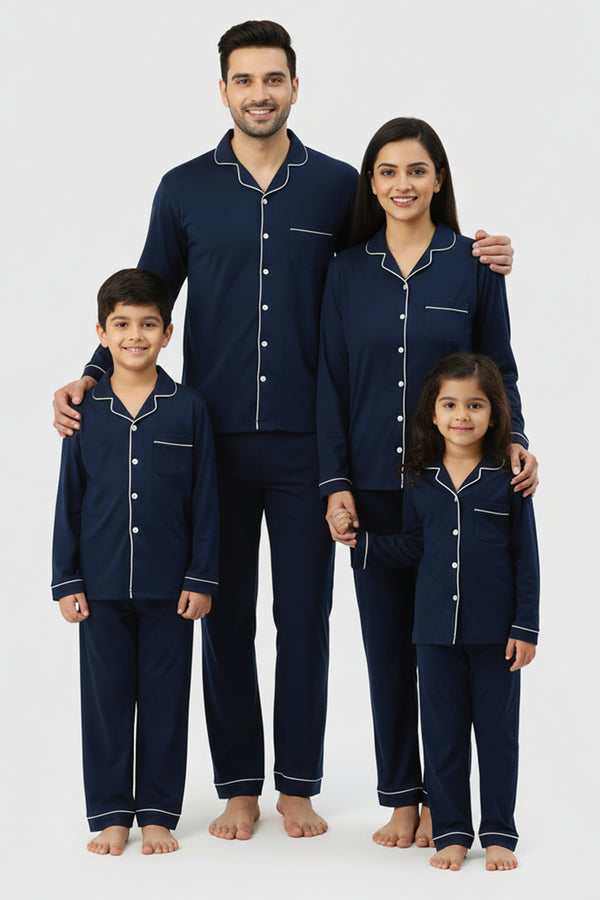 Picasso Blue Matching Family Pyjama Set