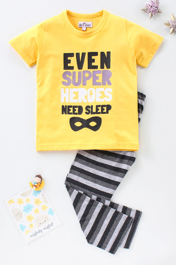 Even Superheroes Need Sleep Kids' Pyjama Set