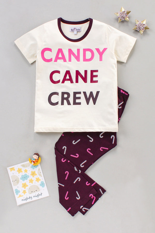Candy Cane Crew Kids' Pyjama Set