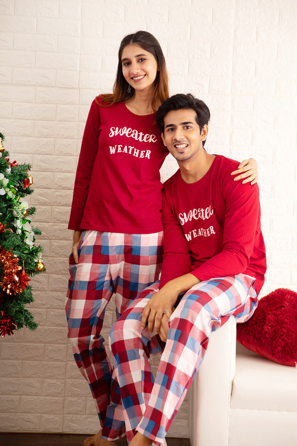Hers Sweater Weather Pyjama Set