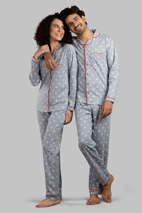 Hers Reindeer Rudolph the Reindeer Pyjama Set