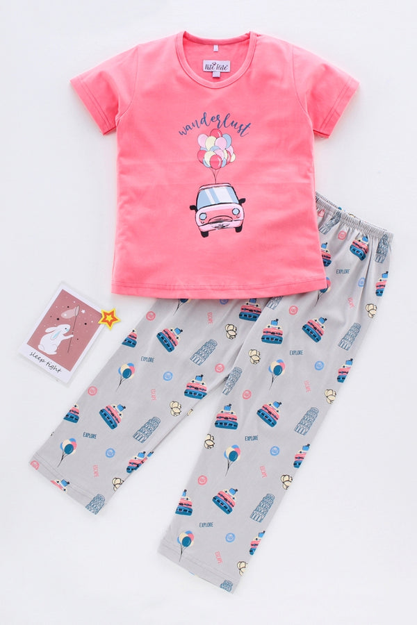 Wanderlust Kids' Pyjama Set
