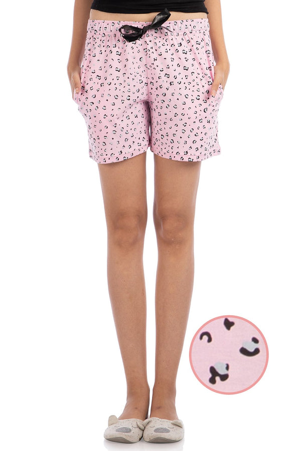 The Pink Leopard Shorts